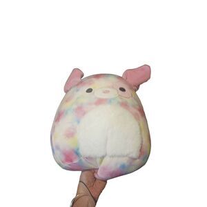 Squishmellow dog large tye dye shena